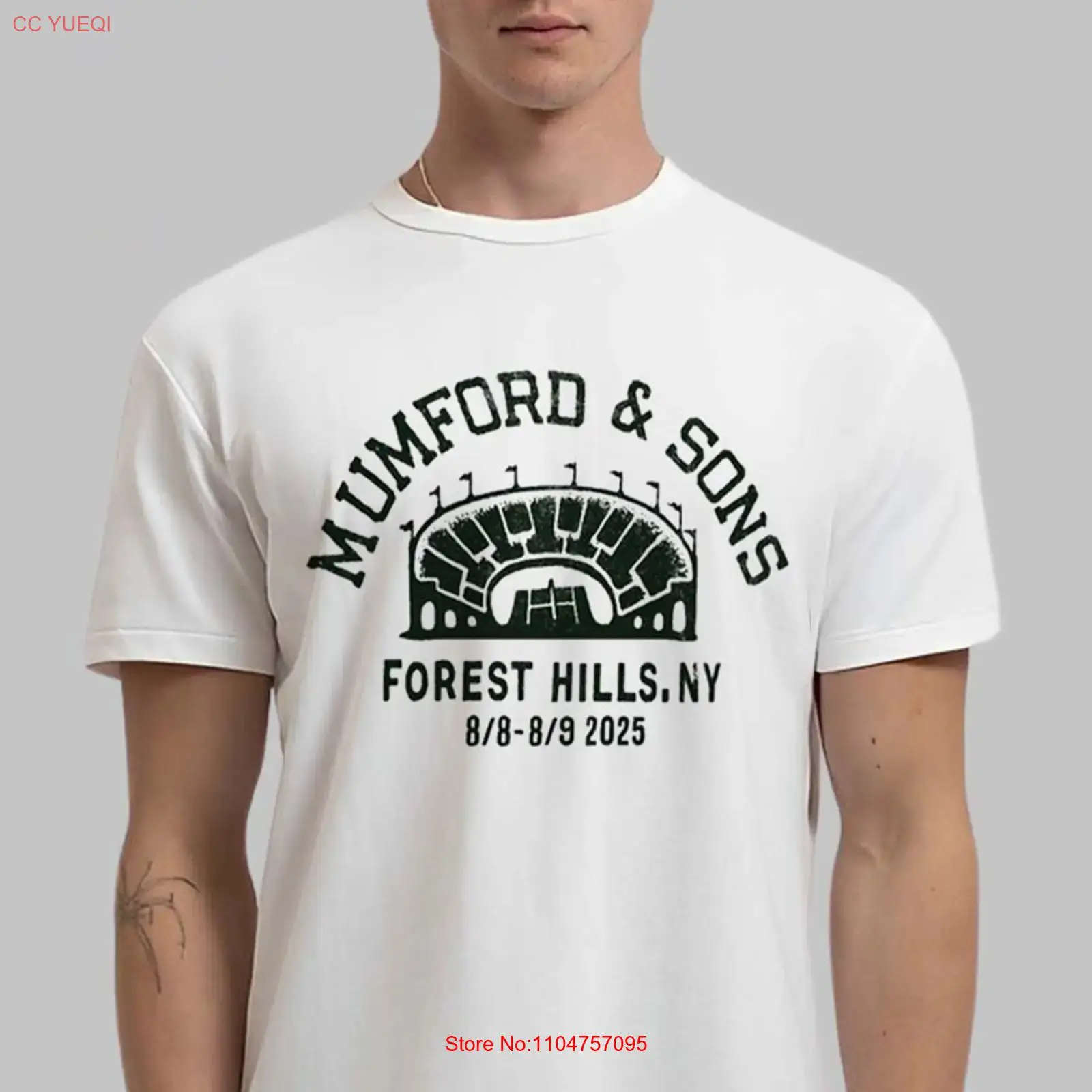 Vintage Fashion New York - تي شيرت Mumford And Sons Forest