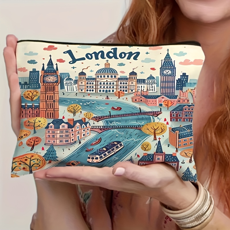Vintage Fashion London - حقيبة مستلزمات السفر النسائية ذات السعة