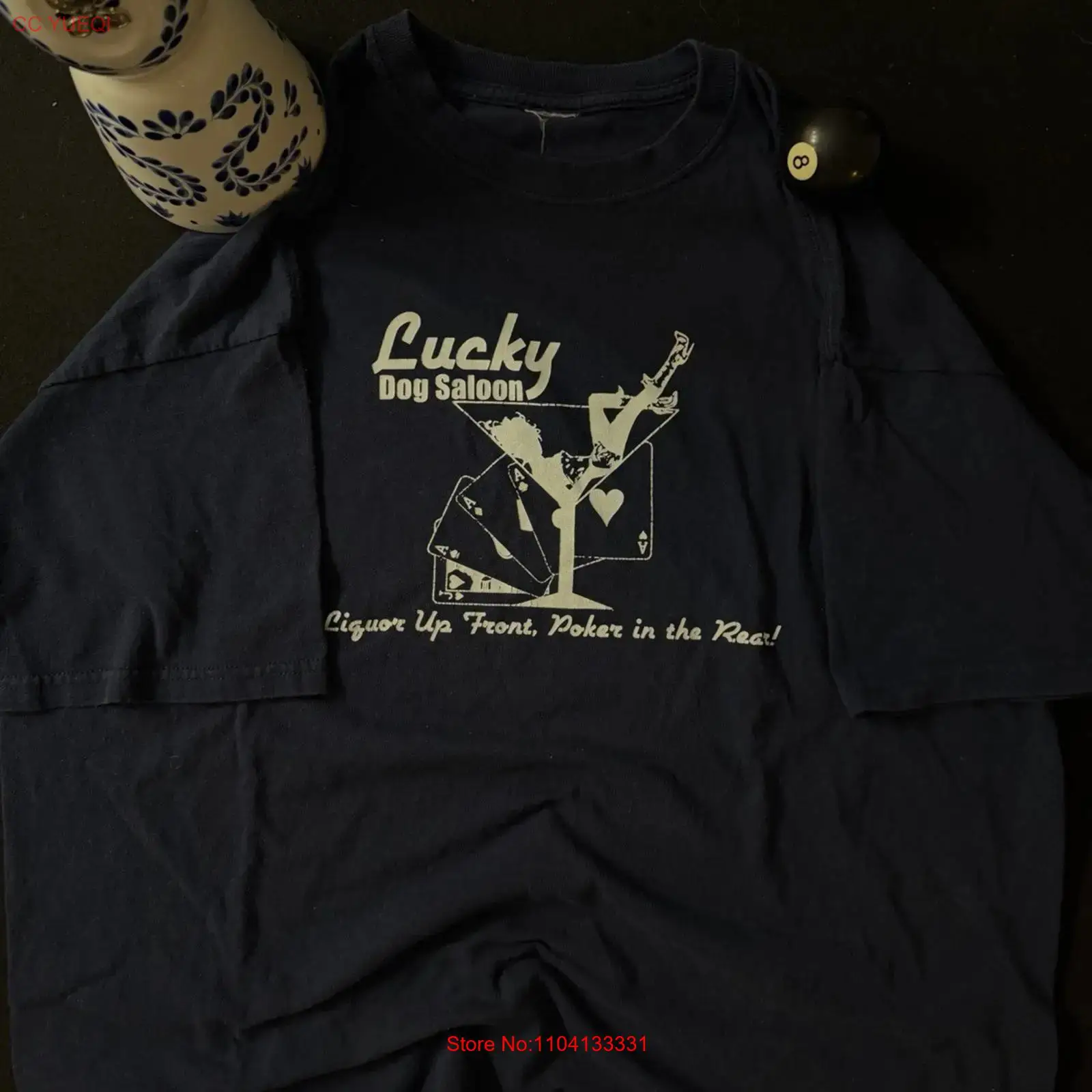 Vintage Fashion Las Vegas - تي شيرت Vintage 1990s Lucky Dog
