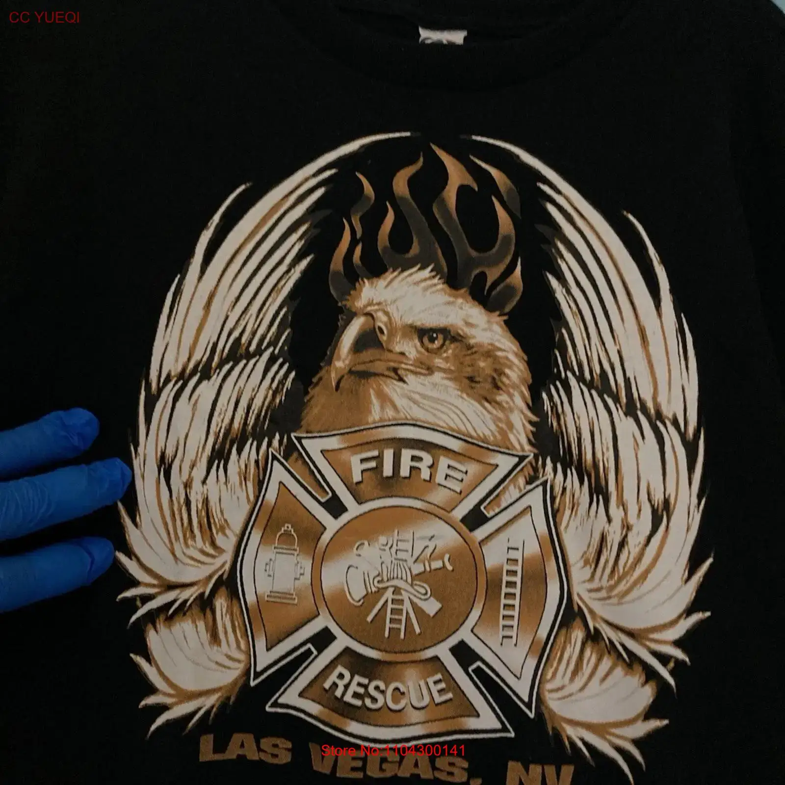 Vintage Fashion Las Vegas - تي شيرت LAS VEGAS FIRE RESCUE