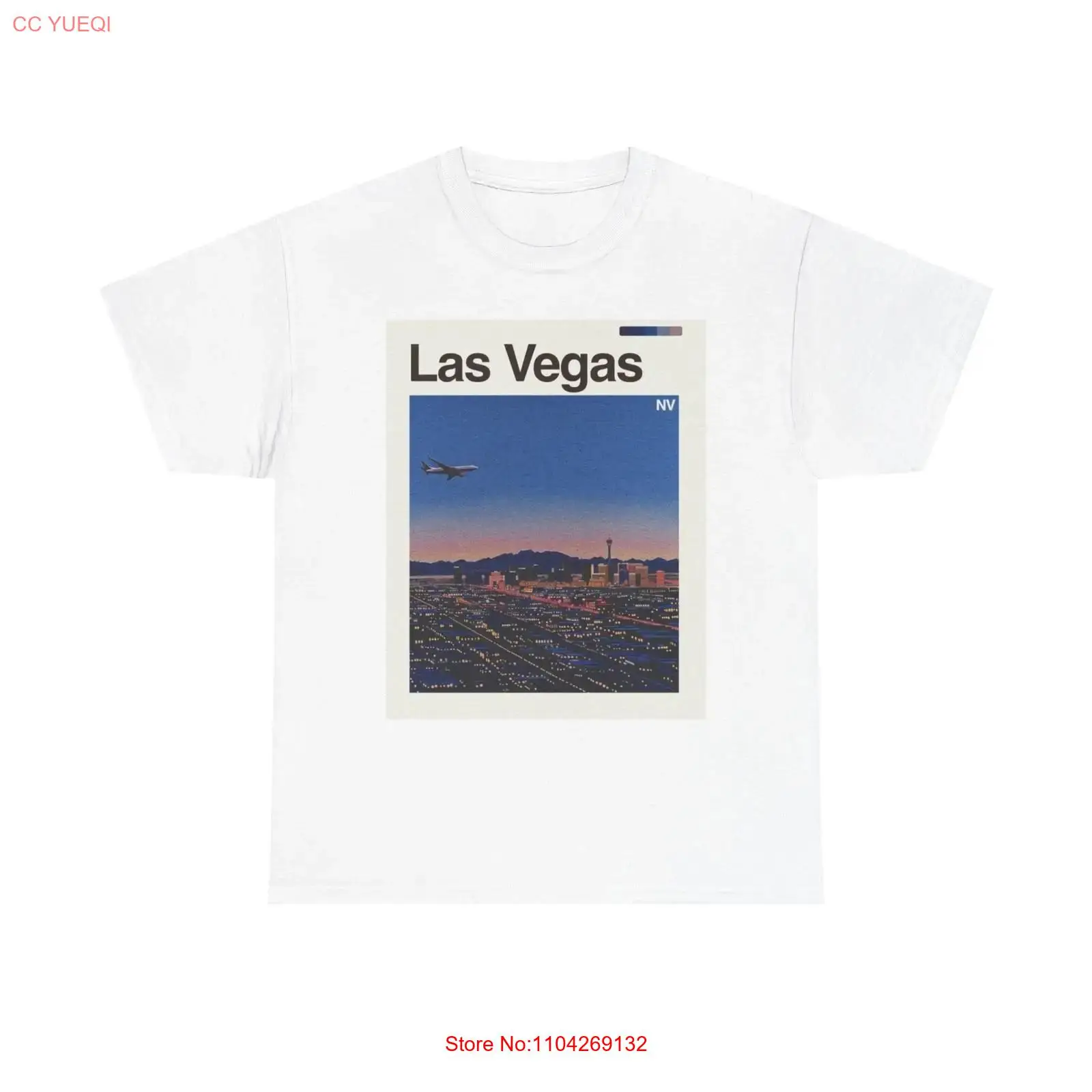 Vintage Fashion Las Vegas - تي شيرت لاس فيغاس ريترو من