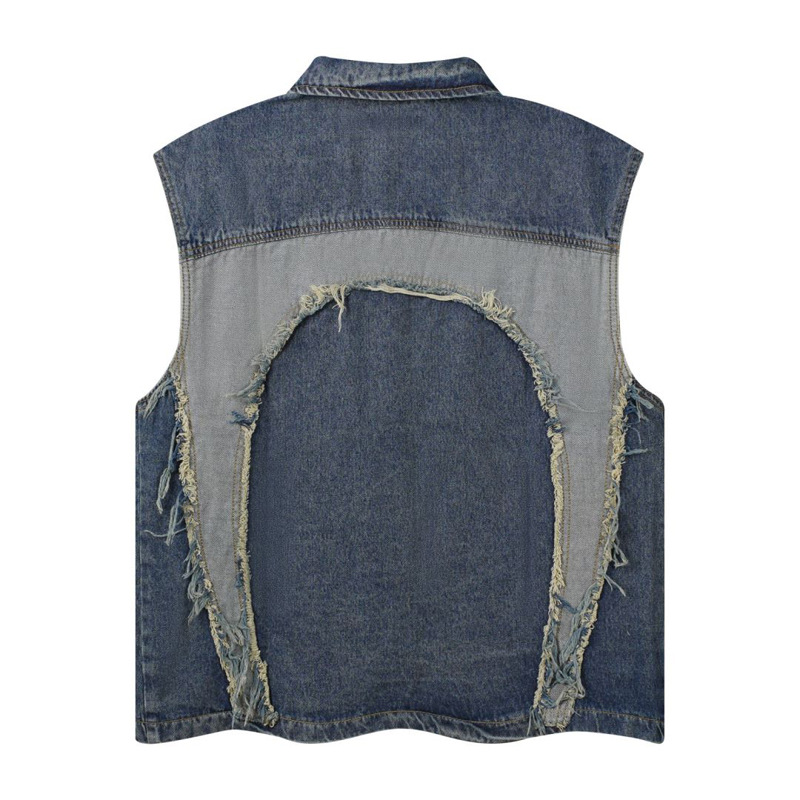 الأوروبية والأمريكية رجل التلب - مراجعة Patchwork Jean Jacket وسعره