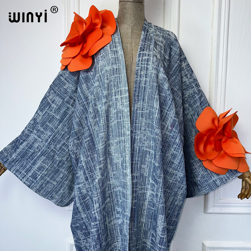 WINYI-كيمونو سترة فستان طويل ، - مراجعة Patchwork Jean Jacket وسعره