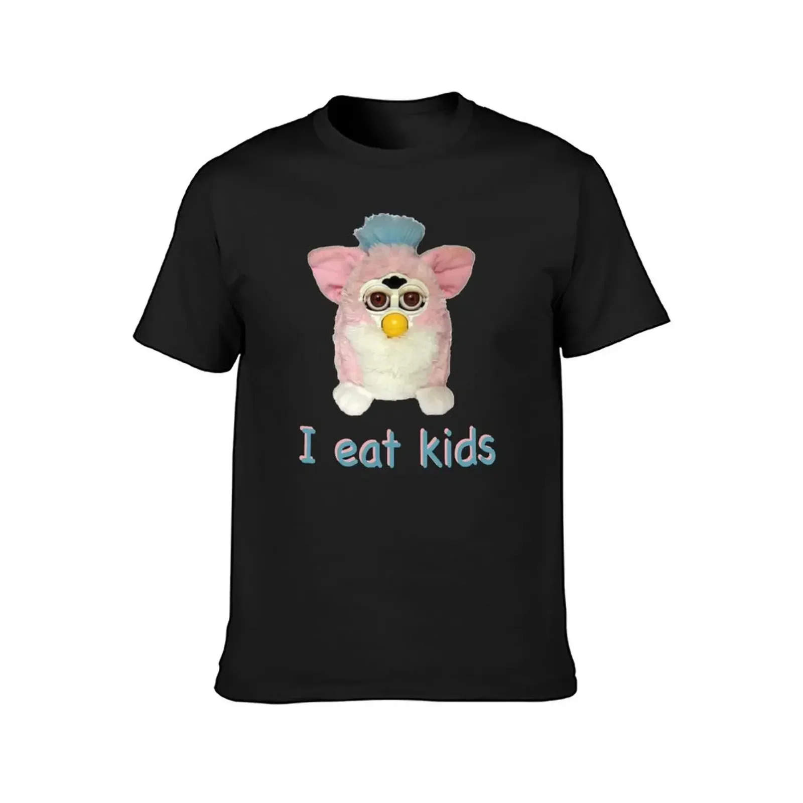 تي شيرت Furby I eat kids برسوم - مراجعة Vintage Fashion Archive وسعره