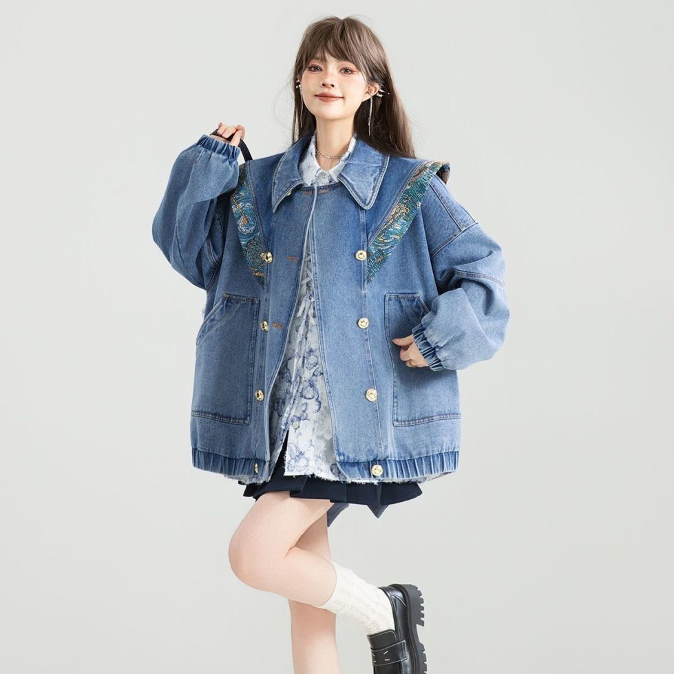 سترة الدنيم خمر أبلى المرأة 20 - مراجعة Patchwork Jean Jacket وسعره