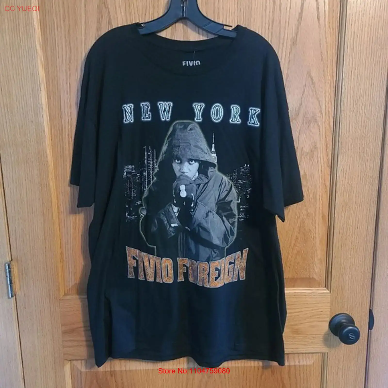تي شيرت رجالي أسود من Rue21 Fi - مراجعة Vintage Fashion New York وسعره