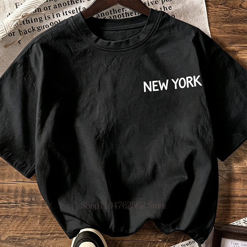 تي شيرت نسائي بطبعة نمط مدينة  - مراجعة Vintage Fashion New York وسعره