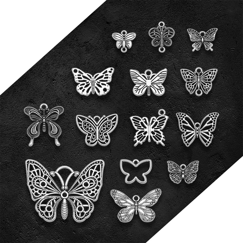 العتيقة الفضة مطلي لطيف فراشة  - مراجعة Vintage Fashion Resale وسعره